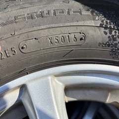 155/80R13 スタッドレス付きアルミホイール　タイヤはおまけです。の画像