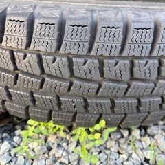 155/80R13 スタッドレス付きアルミホイール　タイヤはおまけです。の画像