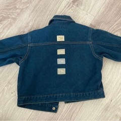 長袖Tシャツ デニムアウター　90cmの画像