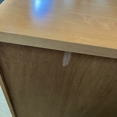 A2511-234 大丸 ローチェスト 120ラパーン 4段 シール有り キズ汚れ有りの画像