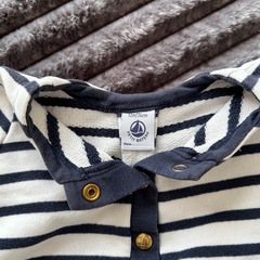 プチバトー ワンピース 70サイズの画像