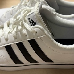adidas スニーカー 28.5cm 白黒の画像
