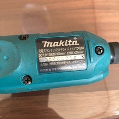 マキタ　充電式ペンインパクトドライバー　TD020の画像