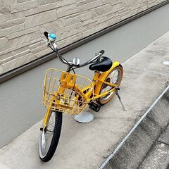 子供用自転車16インチ　黄色の画像