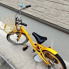 子供用自転車16インチ　黄色の画像