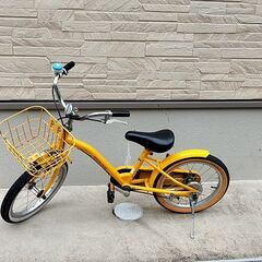 子供用自転車16インチ　黄色の画像