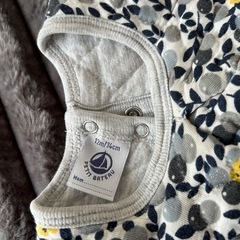 プチバトー ワンピース 70サイズの画像