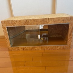爬虫類　リクガメ　フトアゴ　小動物ゲージ　80×40×40　の画像