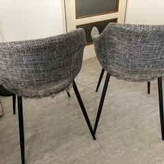 ダイニングチェア　椅子　2脚セット　の画像