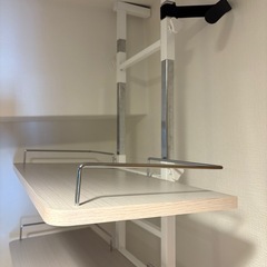 ランドリーラック　洗濯機上収納ラックの画像