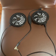 空調服ファンモバイルバッテリーでしよ使用の画像