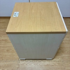 【決まりました】木製 3段チェスト キャスター付き サイドワゴン ナチュラルの画像