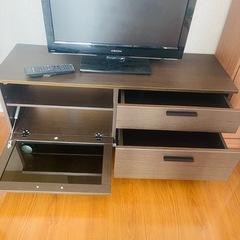 テレビとテレビ台セットの画像
