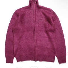 Needles - Zipped Mohair Cardigan ボルドーLの画像