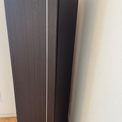 木製　掃除機収納の画像