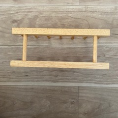 皿　スタンド　木製の画像