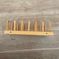 皿　スタンド　木製の画像