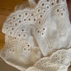 つけ襟　レースフリル　よだれカバーの画像