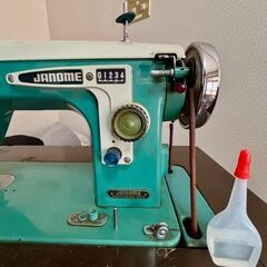 ☆レアなレトロなミシン！【蛇の目】HL2ー350型★説明書・椅子付き！ディスプレイにも の画像