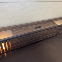 東京インテリア　クイーンサイズベッド※マットレス無の画像