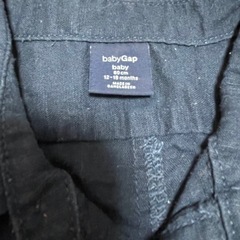 ベビーギャップ　デニムロンパース　の画像