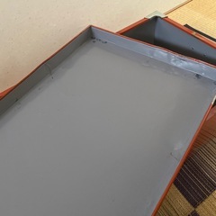 鶴柄　　収納ケース　アルミ製の画像