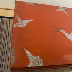 鶴柄　　収納ケース　アルミ製の画像