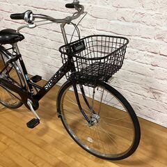  【大人用】整備済中古自転車 ブリヂストン 27型ステップクルーズDXベルト 黒色 <自転車のオオムラ 静岡店> の画像