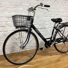  【大人用】整備済中古自転車 ブリヂストン 27型ステップクルーズDXベルト 黒色 <自転車のオオムラ 静岡店> の画像