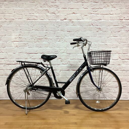 【大人用】整備済中古自転車 ブリヂストン 27型ステップクルーズDXベルト 黒色 <自転車のオオムラ 静岡店>