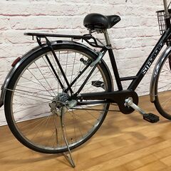 【大人用】整備済中古自転車 ブリヂストン 27型ステップクルーズDXベルト 黒色 <自転車のオオムラ 静岡店> の画像