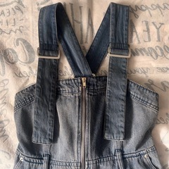 デニムジャンパースカートの画像