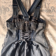 デニムジャンパースカートの画像