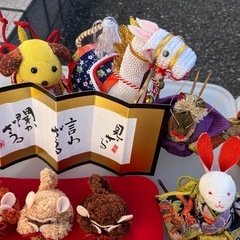 干支　ちりめん細工　まとめ売り　手作り　置き物の画像