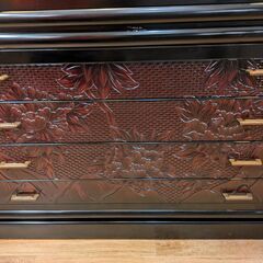 鎌倉彫 整理箪笥（大）の画像