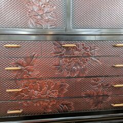 鎌倉彫 整理箪笥（大）の画像