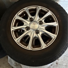 【セット】エブリイ？1つ冬タイヤ？(アルミ付)の画像