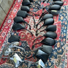 左右バイク用ミラー　大量セットの画像