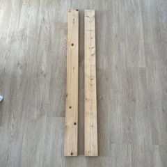DIY用2×4木材116cm2本の画像