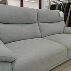 ★リユースのサカイ日立店★HJ8284  ソファ ライトブルー H87×D80×W170 クリーニング済み の画像