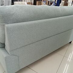 ★リユースのサカイ日立店★HJ8284  ソファ ライトブルー H87×D80×W170 クリーニング済み の画像