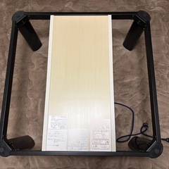 【本日のみ】こたつ  
山善 リバーシブル 黒 75×75 の画像