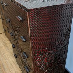 鎌倉彫 整理箪笥の画像