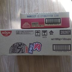 日清どん兵衛「肉うどん」12食＆カップヌードル「ぶっこみ飯」6食セットの画像