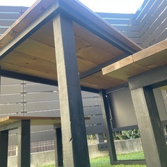 ダイニングテーブルセット　ウォールナットの画像