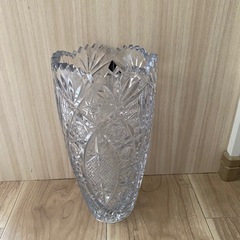 花瓶　ガラス製の画像