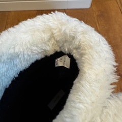 可愛いファーブーツ 19cmの画像