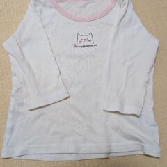 女の子　80　肌着　2枚　保育園の画像