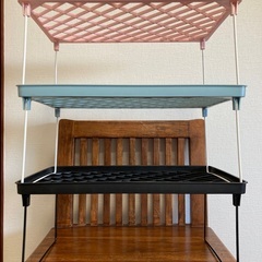 ✴︎スタッキング棚　3色3個！の画像