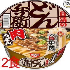 日清どん兵衛「肉うどん」12食＆カップヌードル「ぶっこみ飯」6食セットの画像